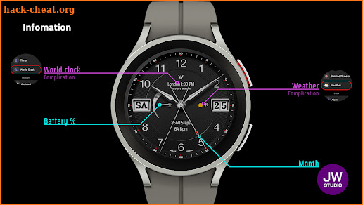 JW091 jwstudio watchface screenshot