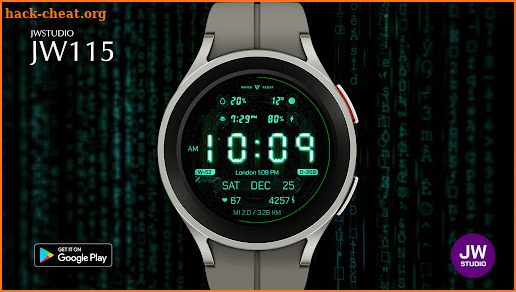 JW115 jwstudio watchface screenshot