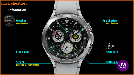 JWSTUDIO_A_005 watchface screenshot