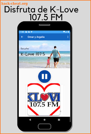 K Love 107.5 FM - Omar y Argelia screenshot