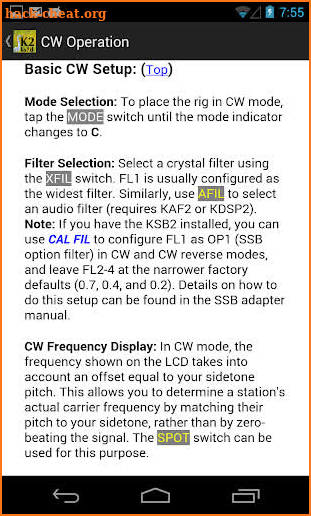 K2 Micro Manual screenshot