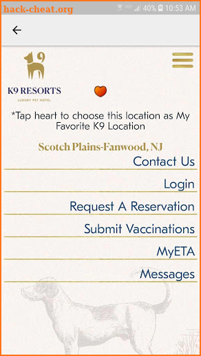 K9 Resorts Luxury Pet Hotel screenshot