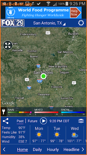 KABB WX screenshot