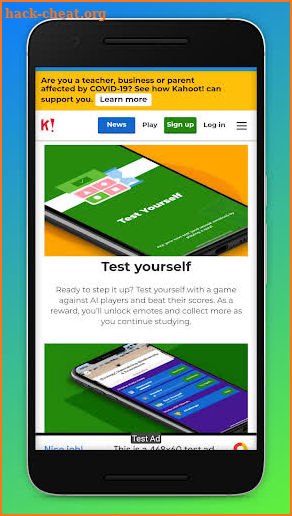 Kahot Guide for Teachers and Student screenshot