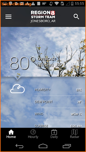 KAIT Region 8 Weather screenshot