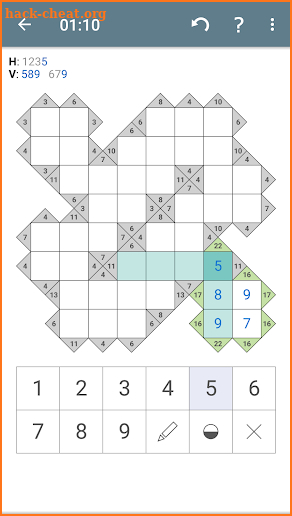 Kakuro (Cross Sums) screenshot