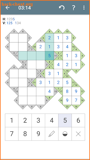 Kakuro (Cross Sums) screenshot