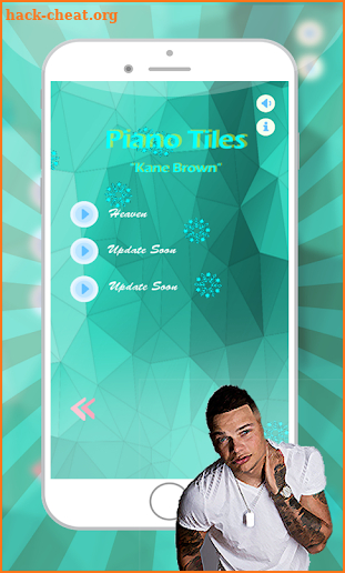 Kane Brown Piano Game Tiles Challenge - Heaven screenshot