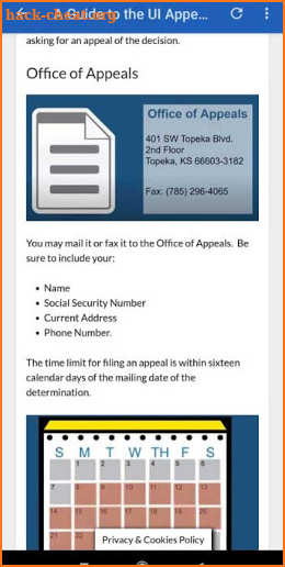 Kansas Unemployment App screenshot