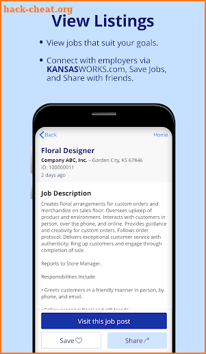 KANSASWORKS Job Search screenshot