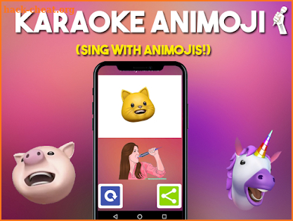 Karaoke Animoji PhoneX screenshot