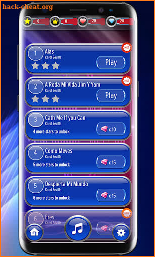 KAROL SEVILLA PIANO TILE screenshot