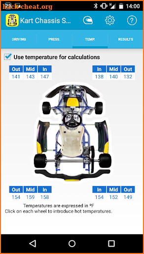 Kart Chassis Setup for racing screenshot