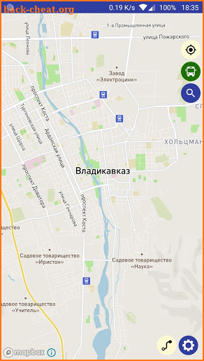 Карта Вся Осетия screenshot