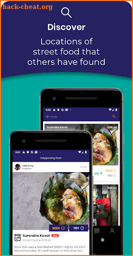 Kartbites - share food finds and order to go screenshot