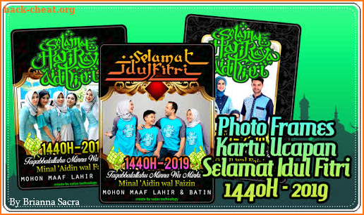 Kartu Ucapan Idul Fitri 2019 - Photo Frame Lebaran screenshot