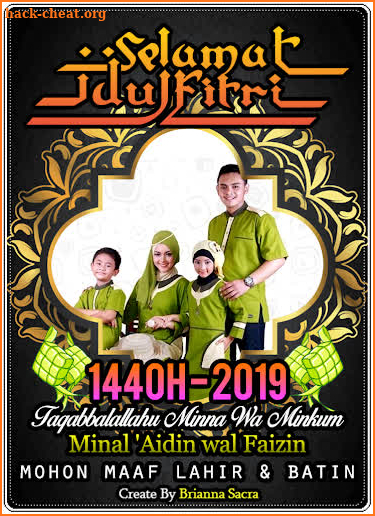 Kartu Ucapan Idul Fitri 2019 - Photo Frame Lebaran screenshot