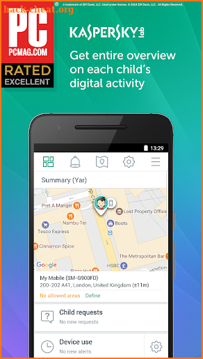 Kaspersky SafeKids: Parental Control & Family GPS screenshot