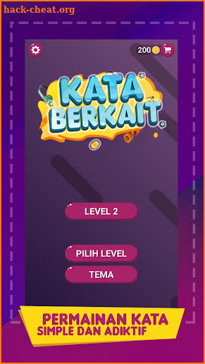 Kata Berkait - Kuis Cari Kata Terbaru 2019 Offline screenshot