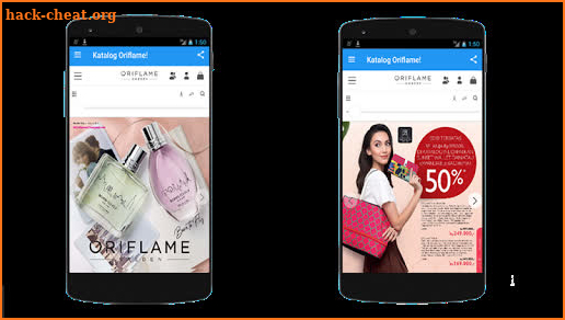 Katalog Oriflame screenshot