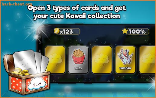 Kawaii Anime Card Collection screenshot