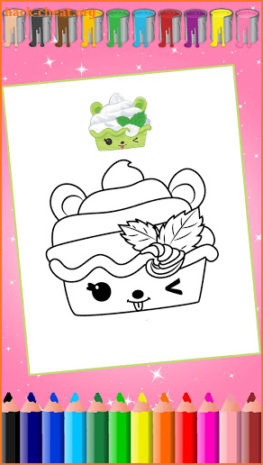 Kawaii Coloring, cute coloring pages screenshot