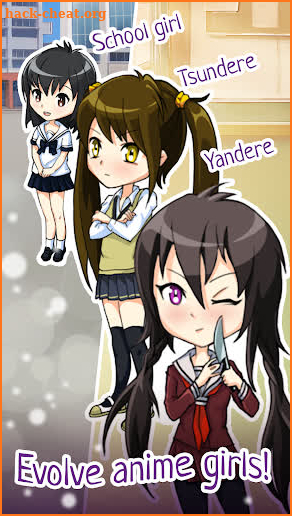 Kawaii Evolution Clicker: Yandere game screenshot