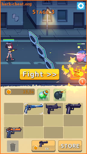 Kawaii Girls: Merge and Shoot screenshot