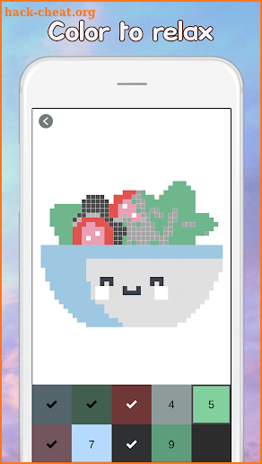 Kawaii Pixel - Color by Number screenshot