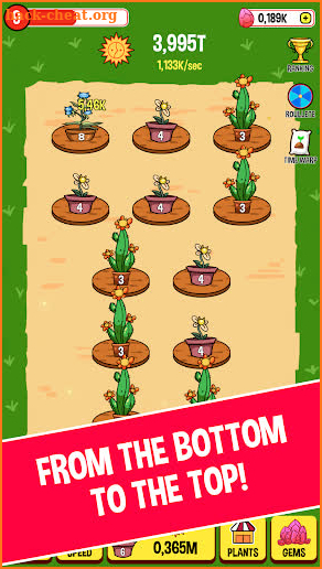 Kawaii Plants - Merge Idle Tycoon screenshot