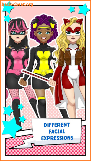 Kawaii Superhero Avatar Maker screenshot