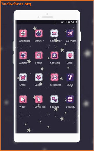 Kawaii theme cute star emotion life abstract art screenshot