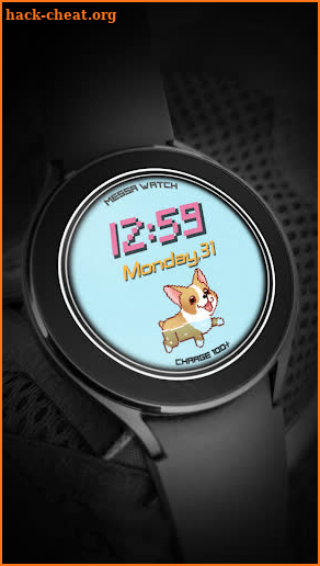 Kawaii Watch Face Corgi screenshot