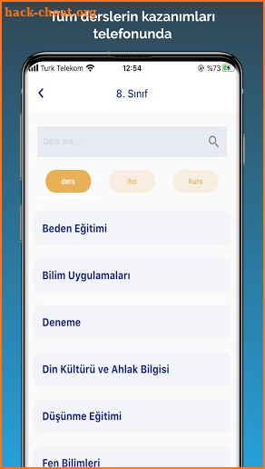 Kazanım Mobil - Yıllık Planlar screenshot