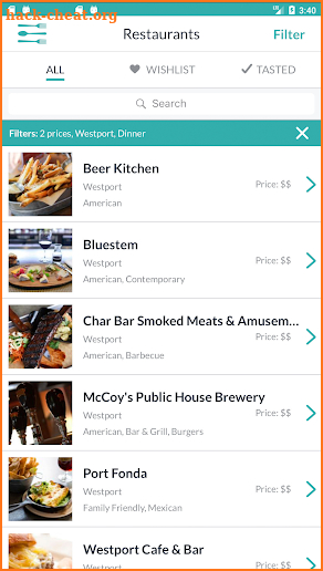 KC Restaurant Week screenshot