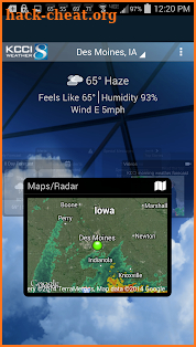 KCCI 8 Weather screenshot