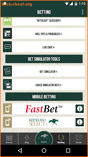 Keeneland Race Day screenshot