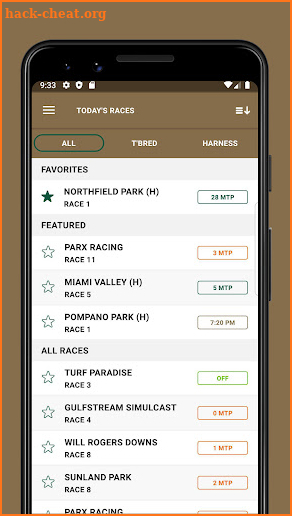 Keeneland Select Wagering screenshot