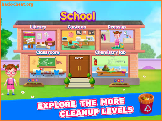 Keep Your School Clean - Girl School Cleaning Game screenshot