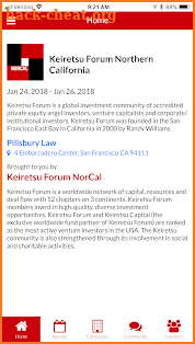 Keiretsu Forum screenshot