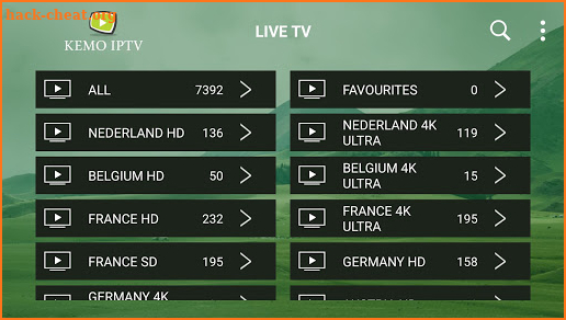 KEMO IPTV screenshot