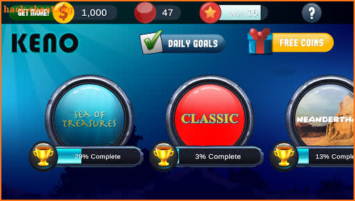 Keno Free Keno Game screenshot