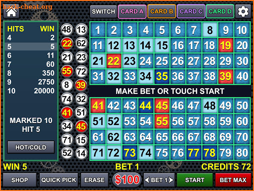 Keno - Multi Card Keno Games screenshot