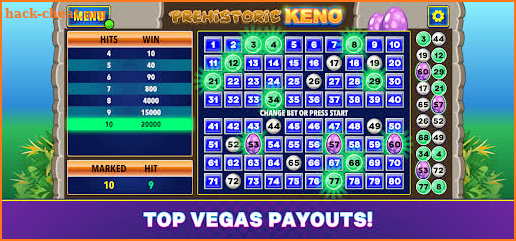 Keno Vegas screenshot