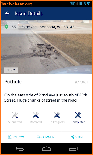 Kenosha City App screenshot