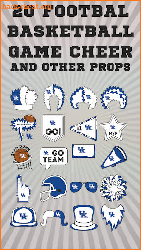 Kentucky Wildcats Selfie Stickers screenshot