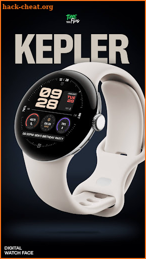 Kepler Digital Watch Face screenshot