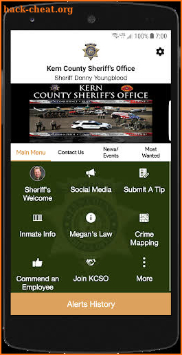 Kern County Sheriff’s Office screenshot