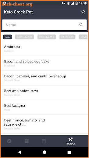 Keto Crock Pot Cookbook screenshot