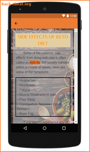 KETO DIET GUIDE screenshot